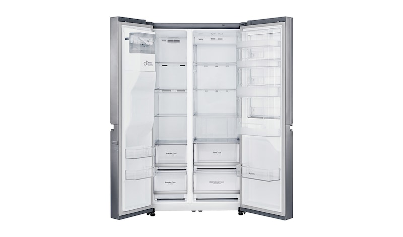 LG 625L inhoud | Door-in-Door® | Moist Balance Crisper™ | Total No Frost | Water- & ijsdispenser | Inverter Linear Compressor, GSJ470DIDV